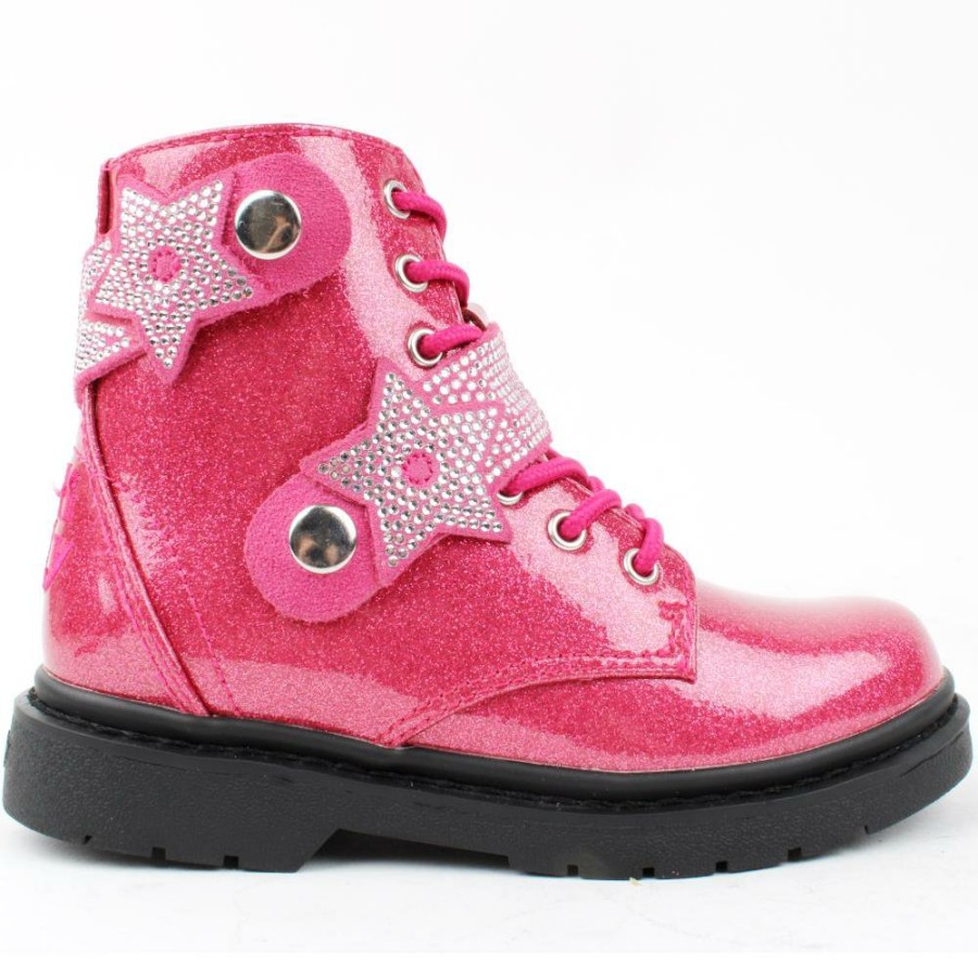 Kids Lelli Kelly | Lk2332 Ankle Boot - Pink Sparkle