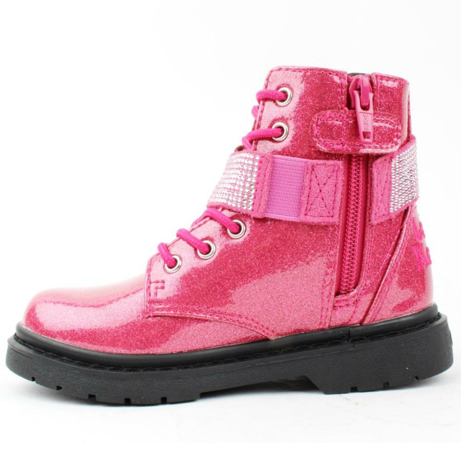 Kids Lelli Kelly | Lk2332 Ankle Boot - Pink Sparkle