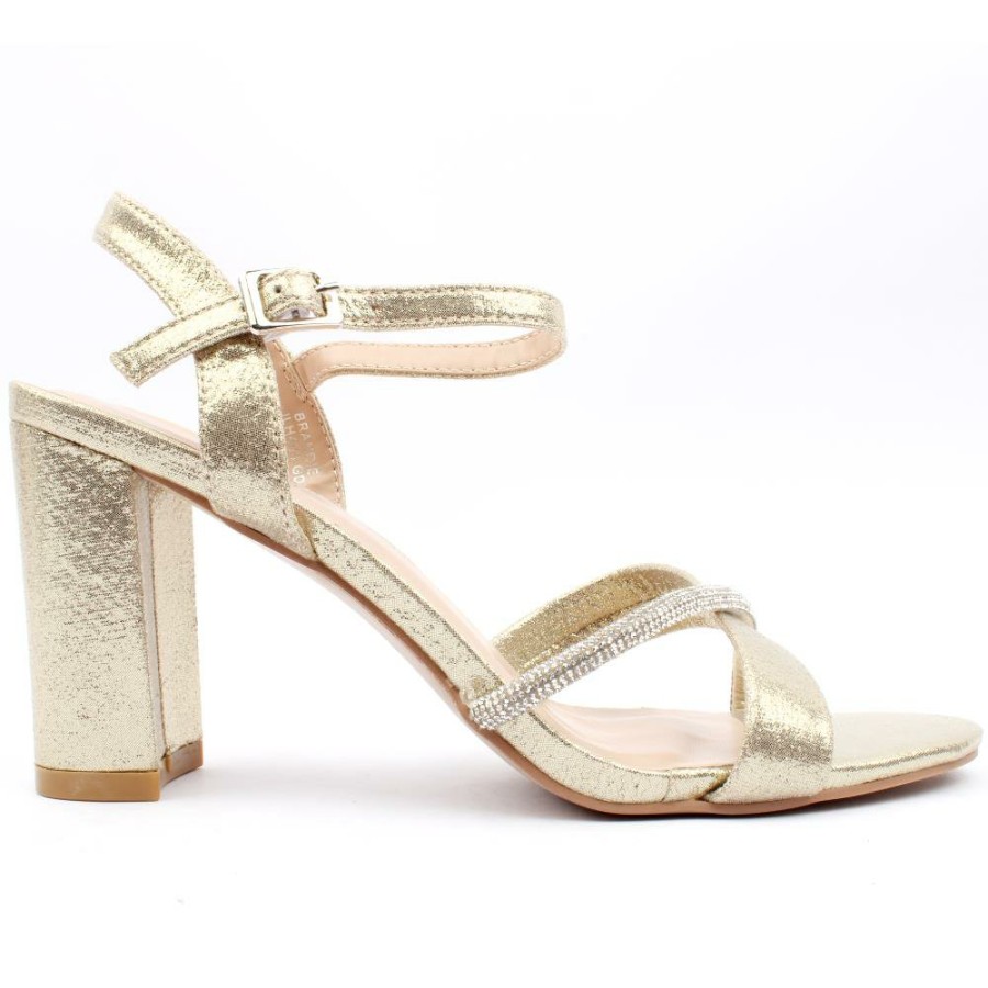 Women Lunar | Jlh403Brandie Strap Sandal - Gold