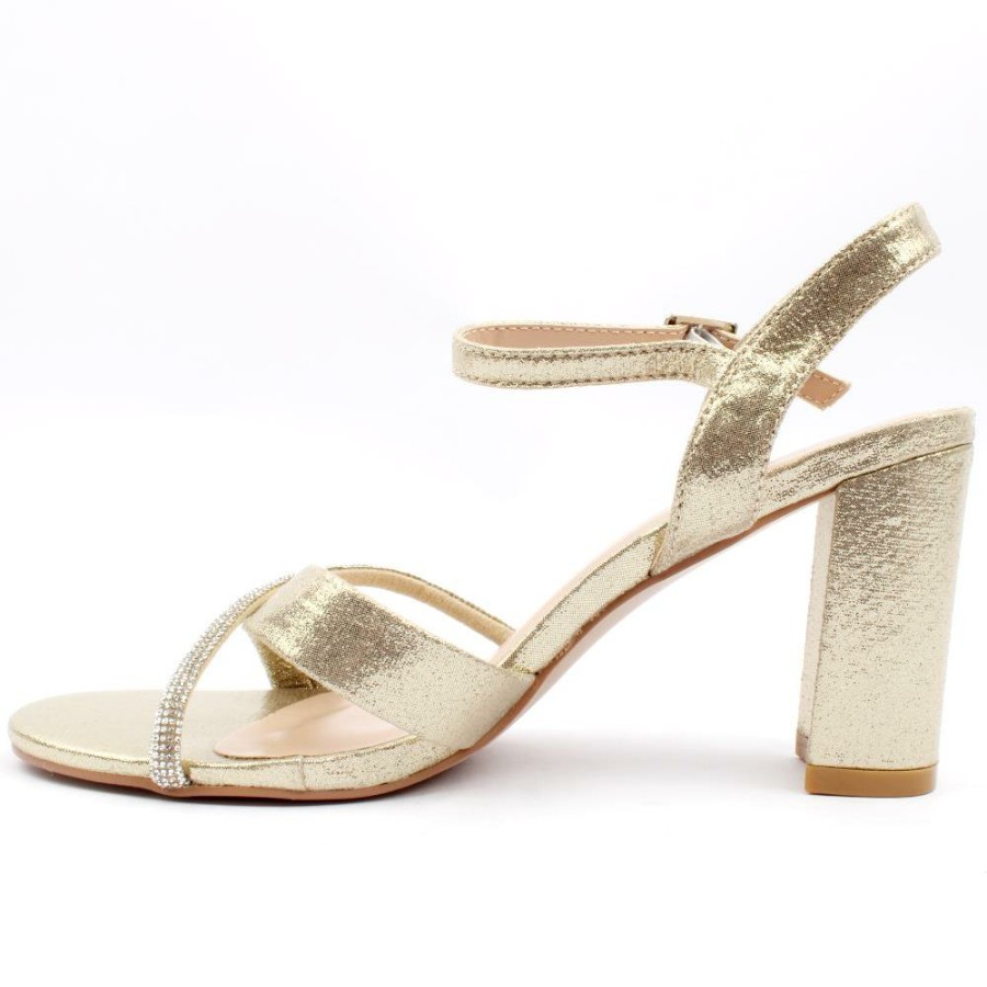 Women Lunar | Jlh403Brandie Strap Sandal - Gold