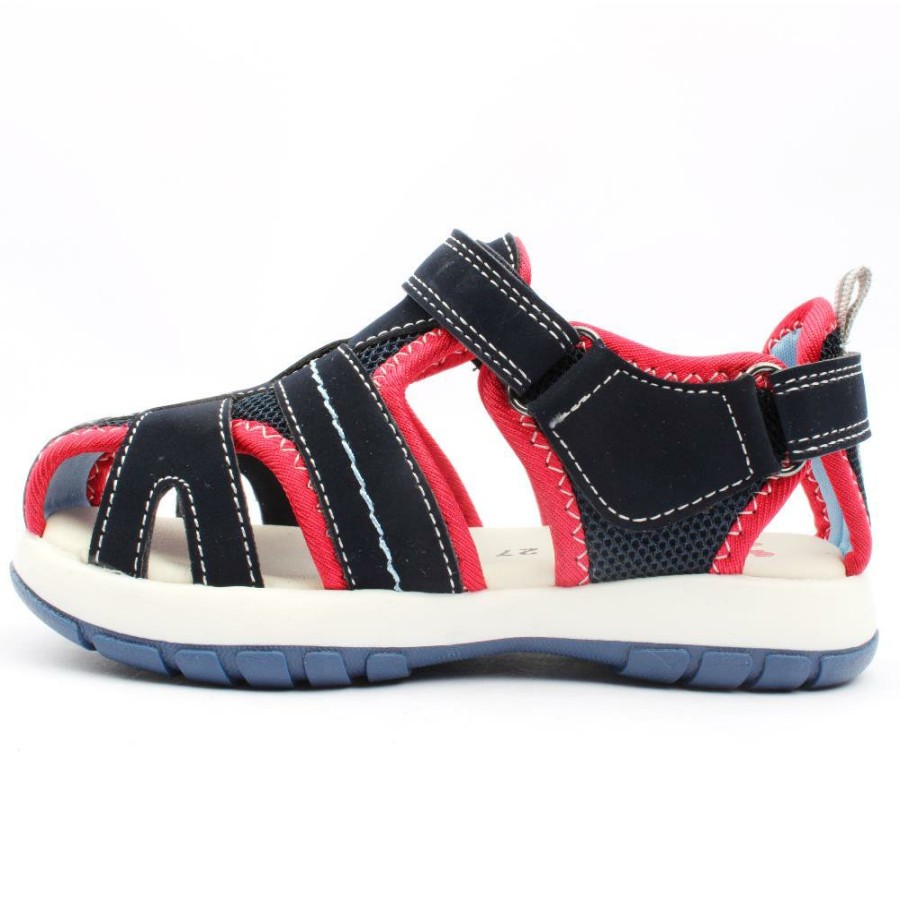 Kids Garvalin | 232805 Sandal Shoe - Navy/Red