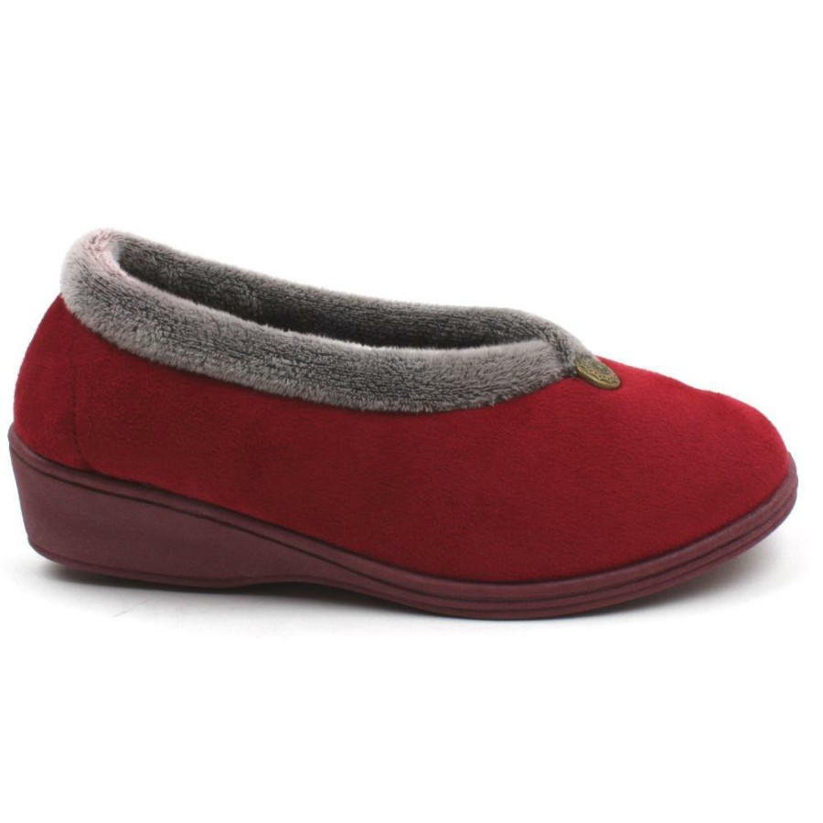 Women Kylebay | Ladies Sandra Slipper - Burgundy