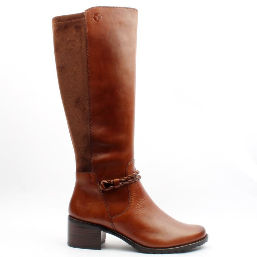 Women Caprice | 25508 Knee High Boot - Tan