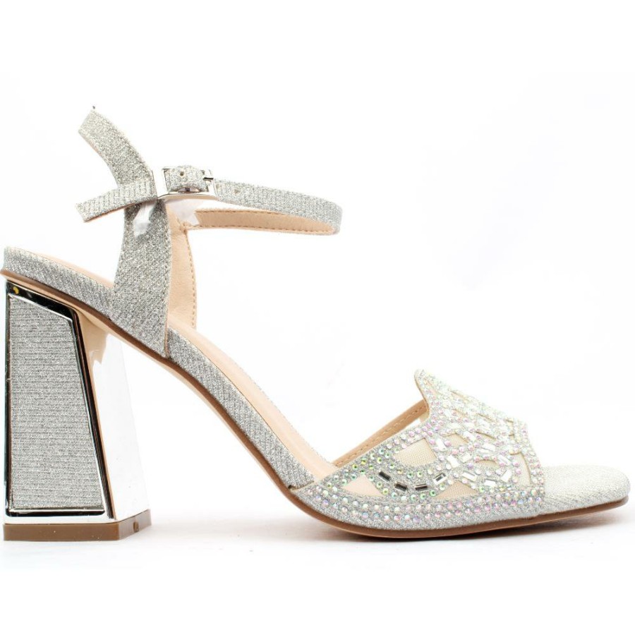 Women Menbur | 24334 Sandal - Silver