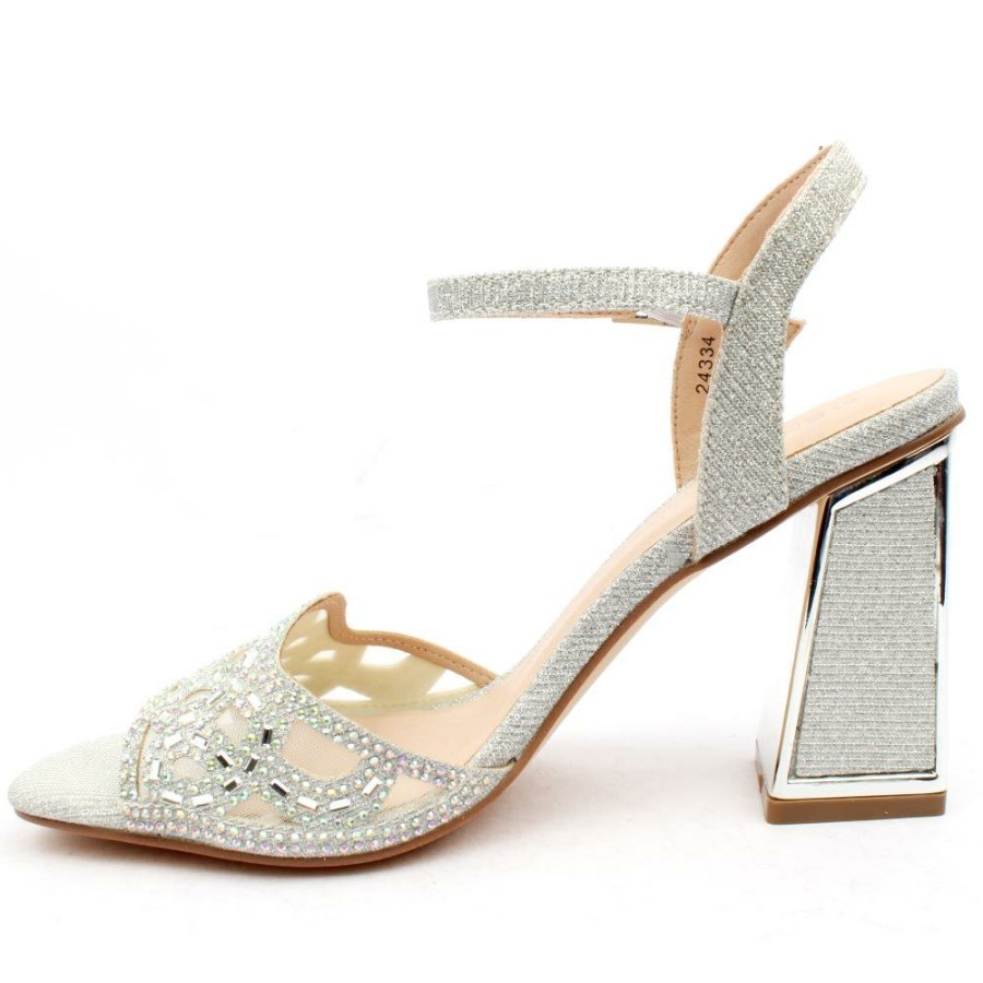 Women Menbur | 24334 Sandal - Silver