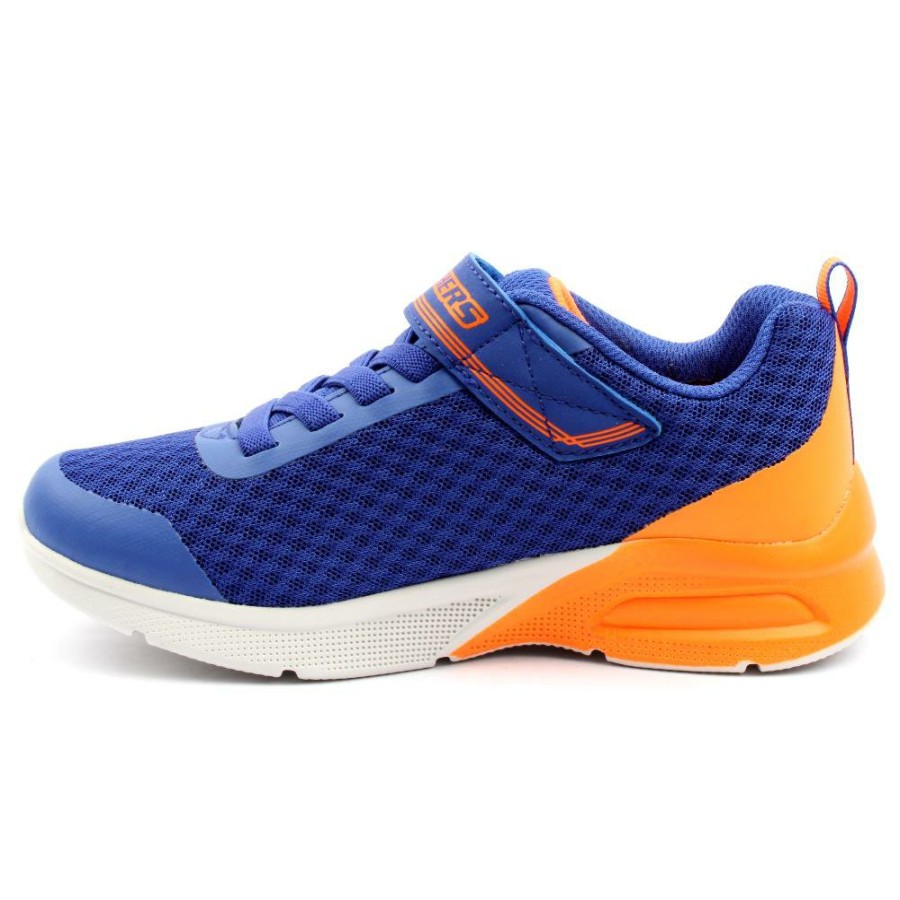 Kids Skechers | 403773L Junior Trainer - Blue Orange