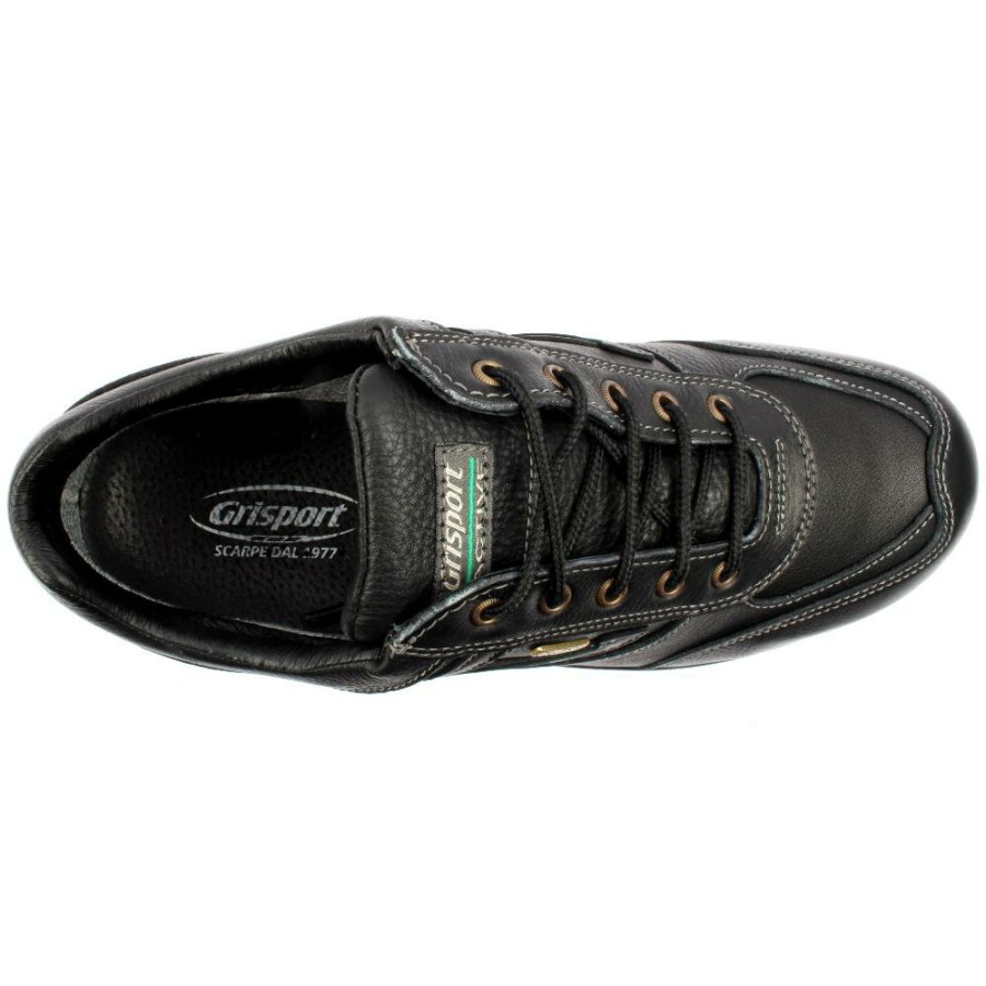 Men Gri Sport | Grisport Mens Airwalker Shoe - Black