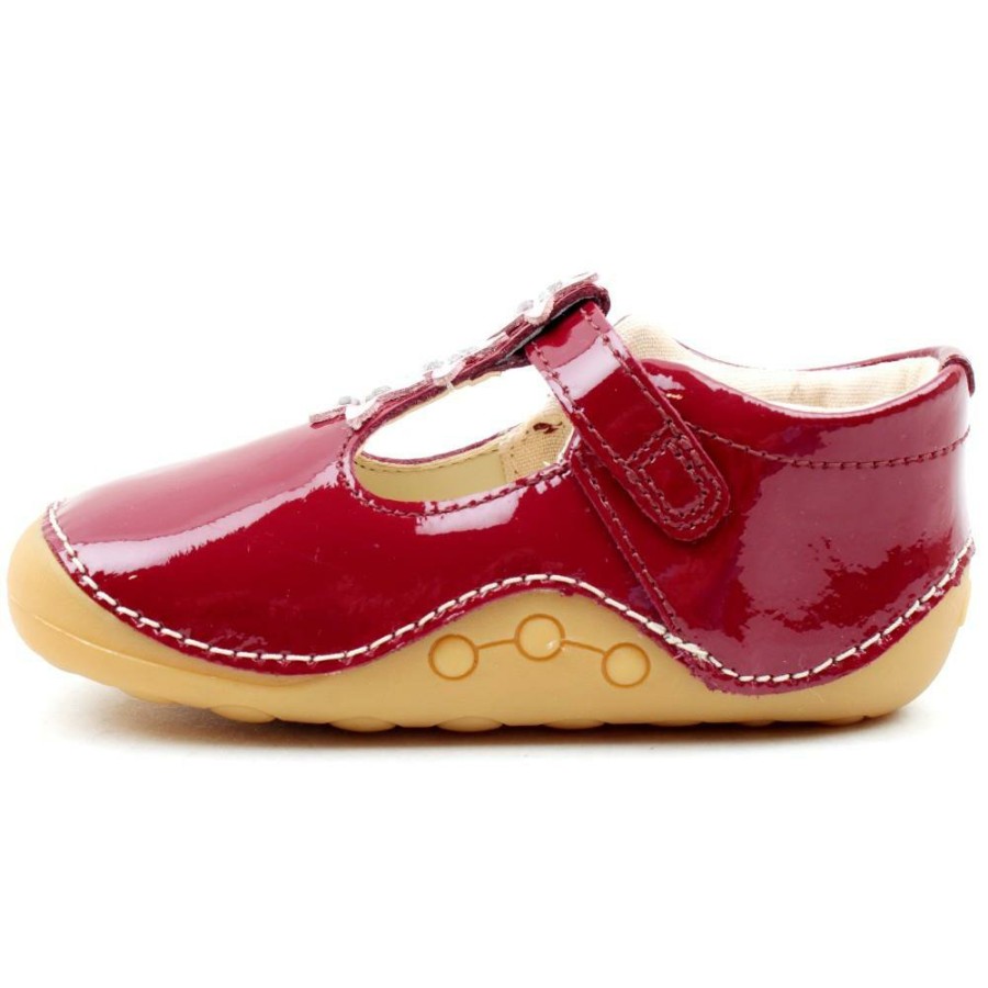 Kids Clarks | Tiny Flower T Prewalker - Cherry F