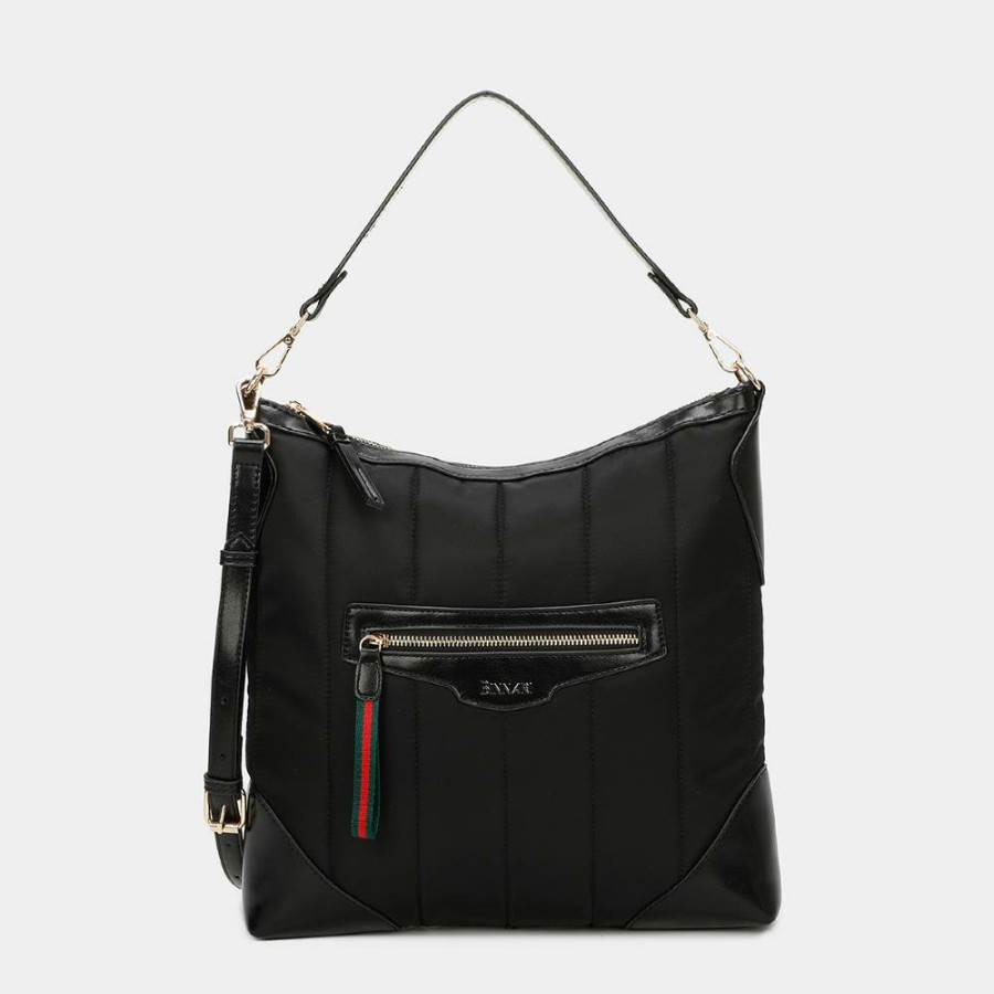 Accessories & Christmas Gift Ideas Binnari Handbags | Binnari 19941 Vittoria Handbag - Black