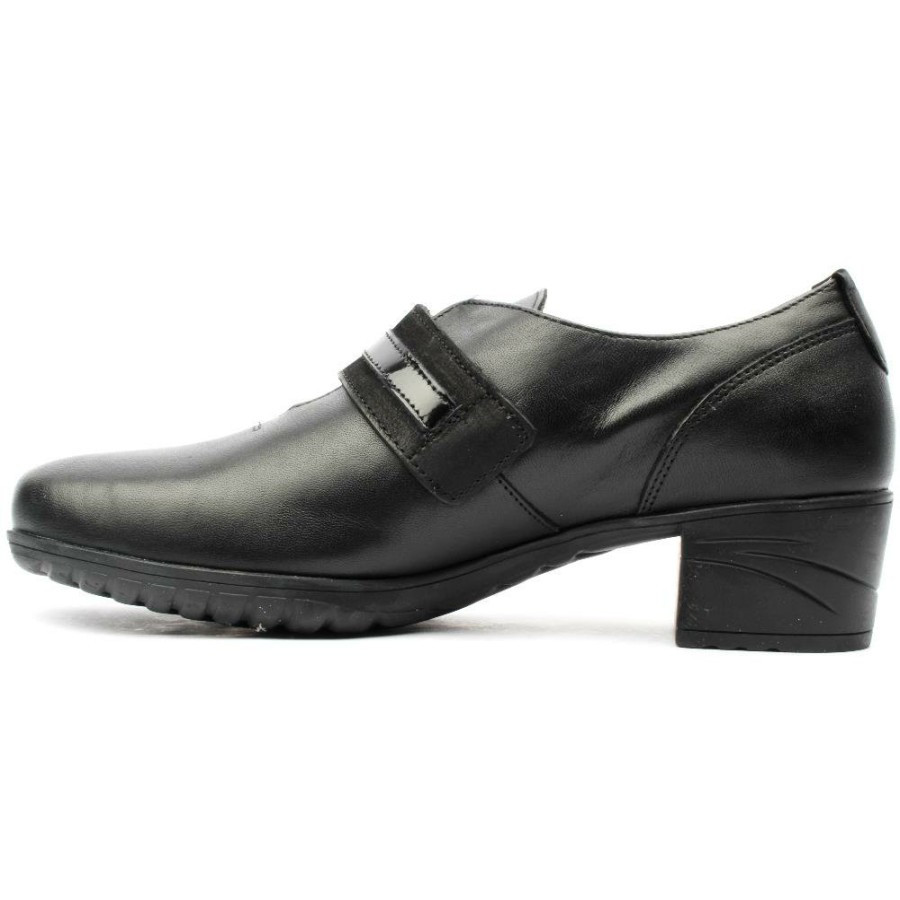 Women Fluchos | F0587 High Front Shoe - Black