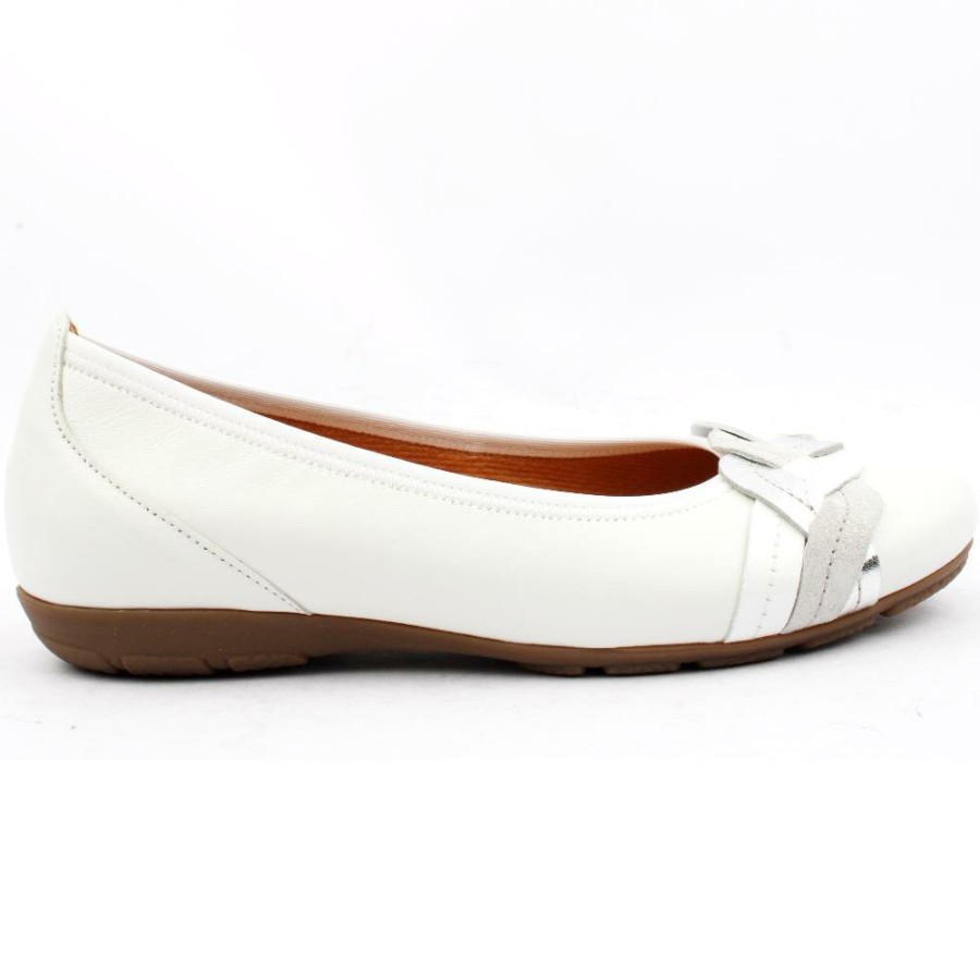 Women Gabor | 44160 Shoe - White Silver