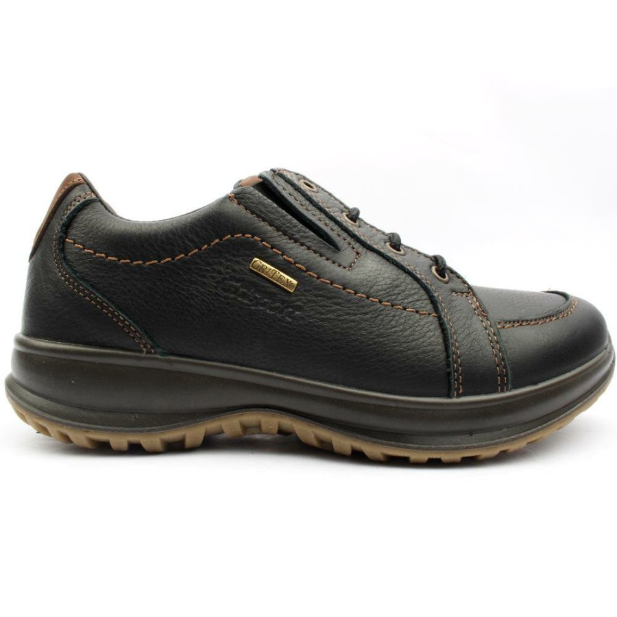 Men Gri Sport | Laced Mens Shoe Ayr - Black