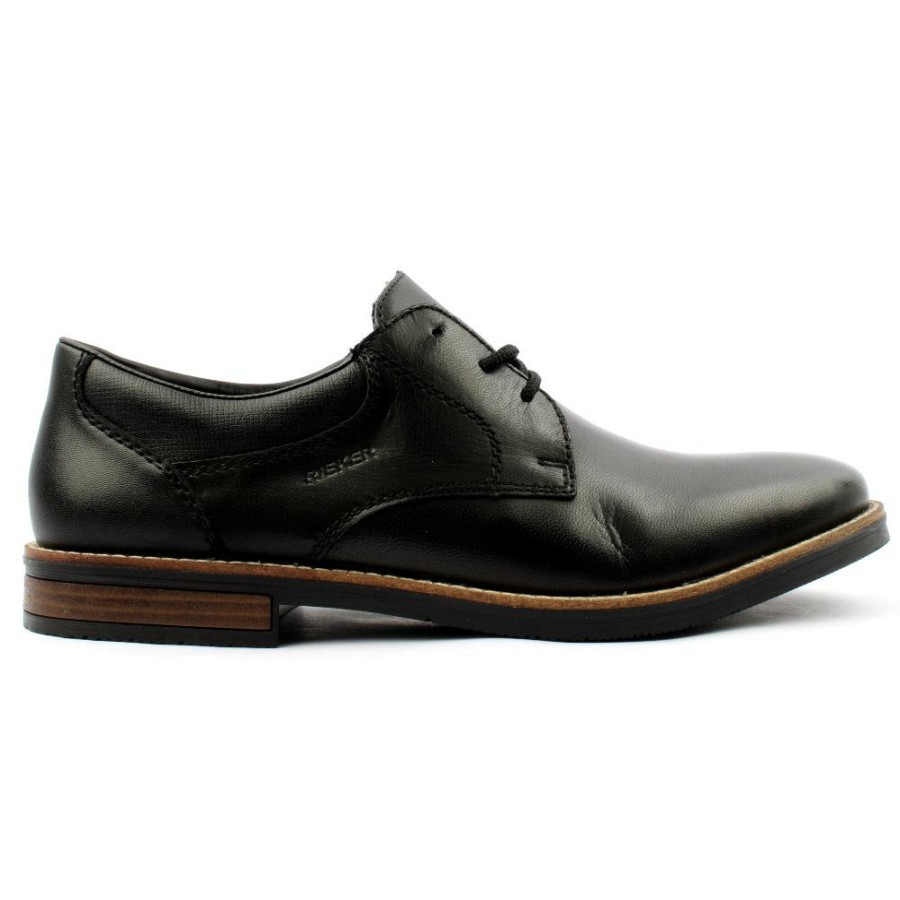 Men Rieker | 13510 Laced Shoe - Black