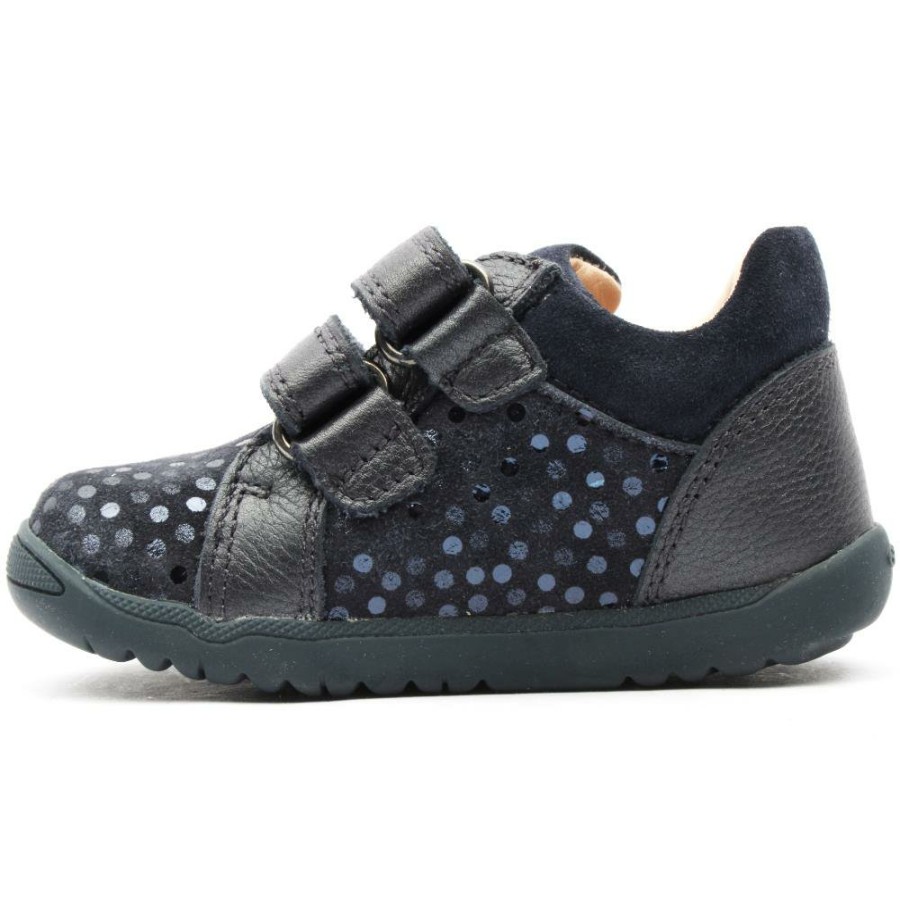 Kids Geox | B164Pa Velcro Shoe - Navy Pink