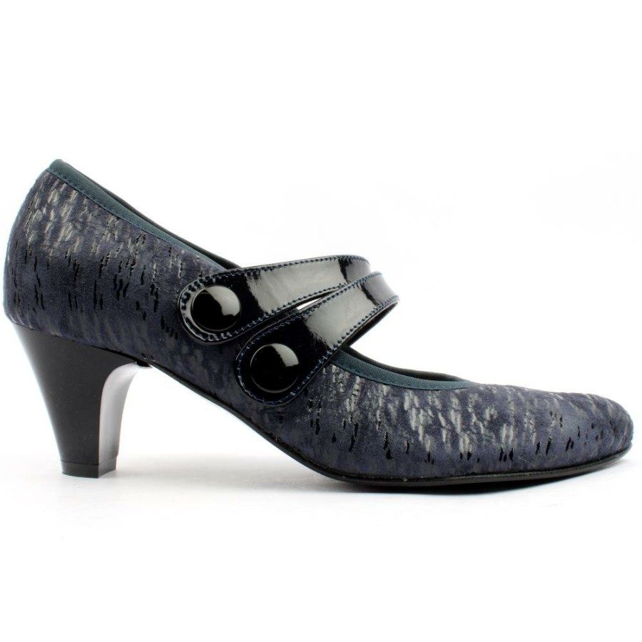 Women Bioeco by Arka | Bioeco 5536 1628 Strap Shoe - Navy Multi