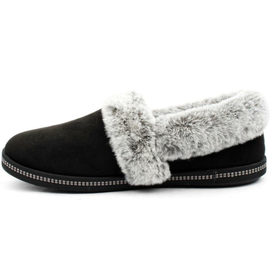 Women Skechers | 32777 Slipper - Black