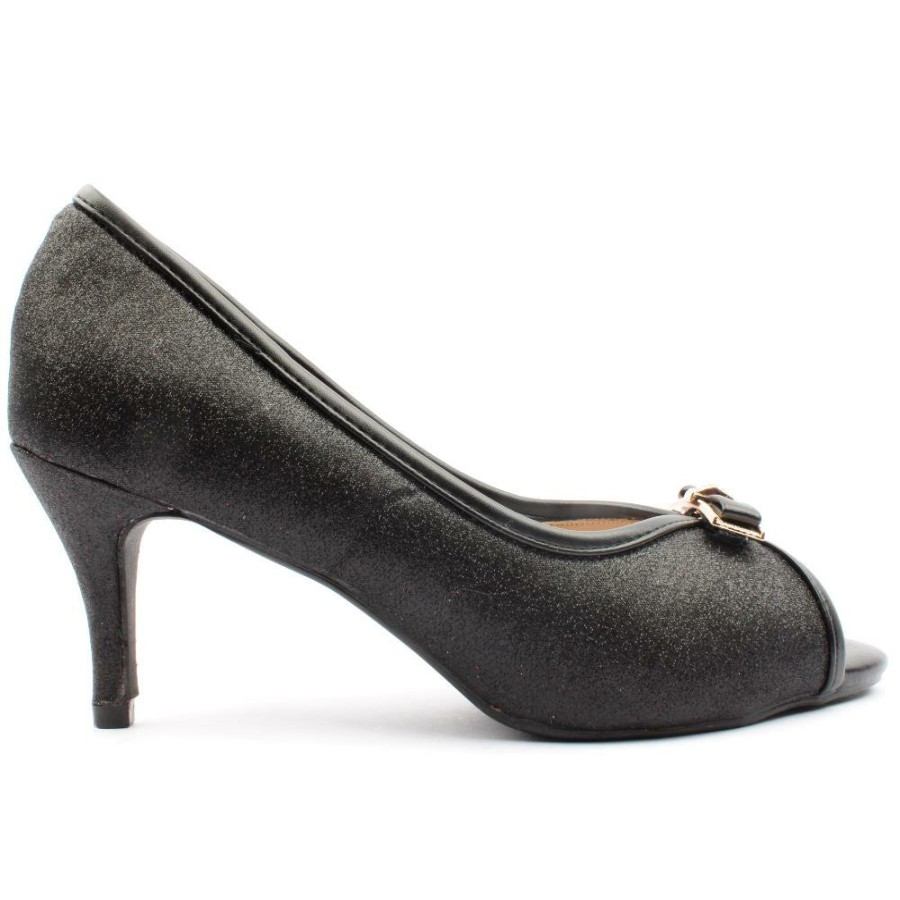 Women Sorento | Stanlake Peep-Toe Shoe - Black