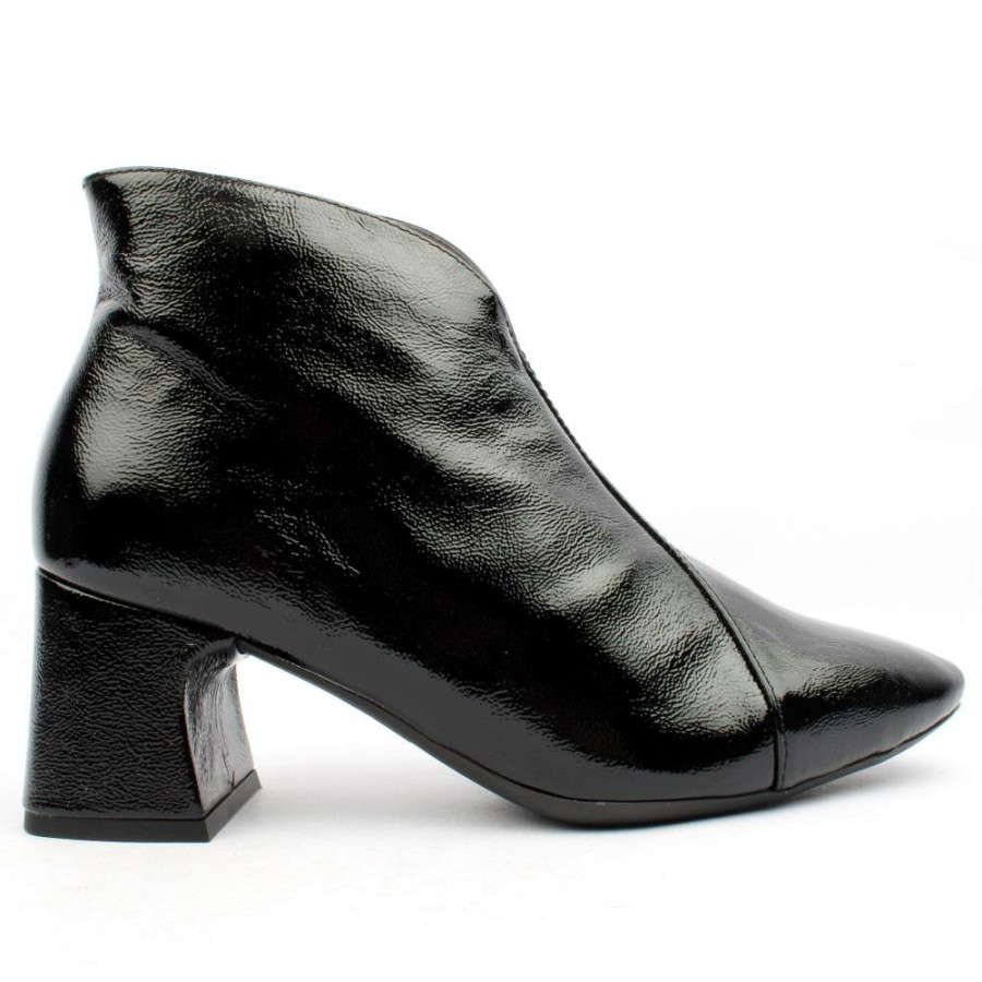 Women Wonders | I9013 Ankle Boot - Black Patent