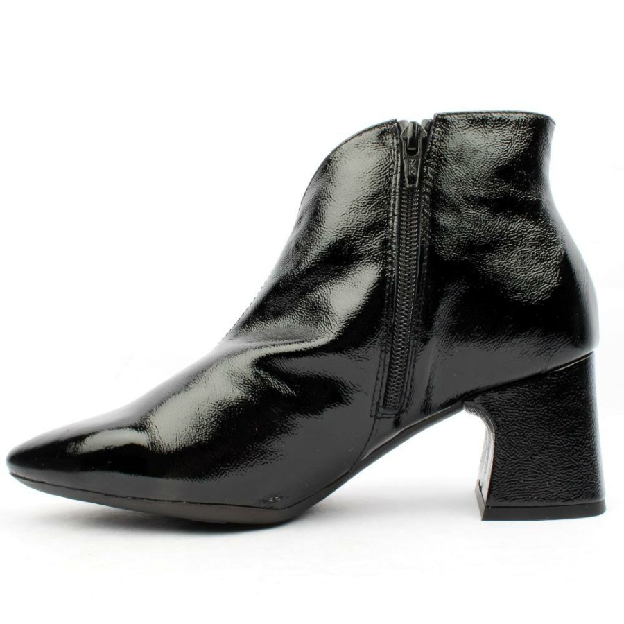 Women Wonders | I9013 Ankle Boot - Black Patent