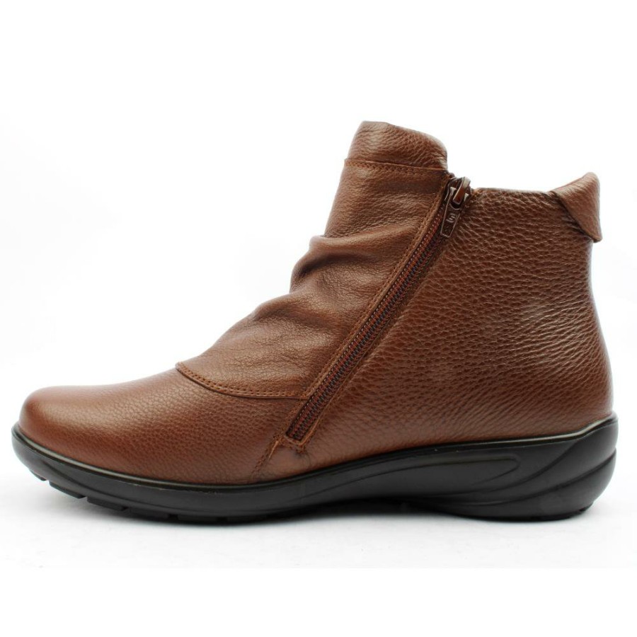 Women G Comfort | Zip Boot P9521 - Tan