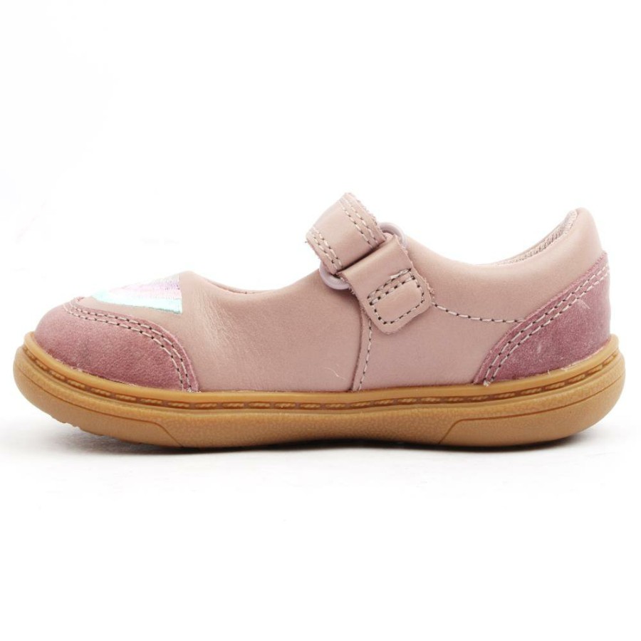 Kids Clarks | Flash Prize T Shoe - Duskypink G