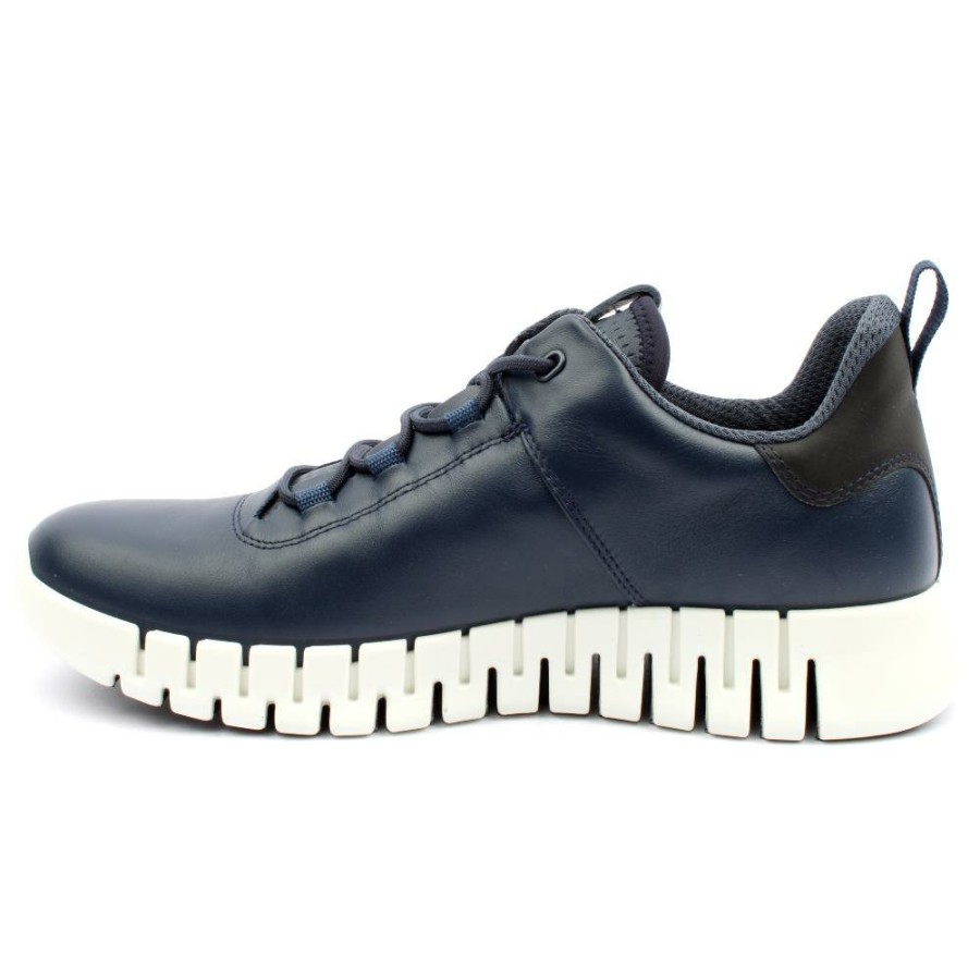 Men ECCO | 525204 Laced Shoe - Navy