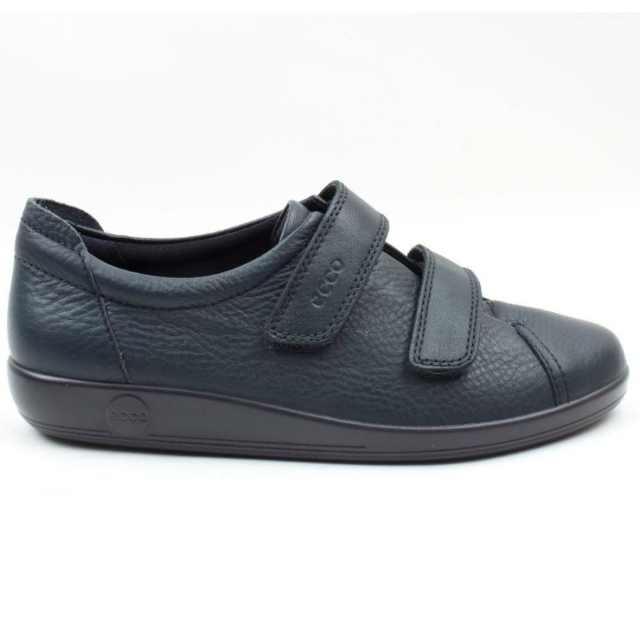 Women ECCO | Soft 2.0 Velcro 206513 - Navy