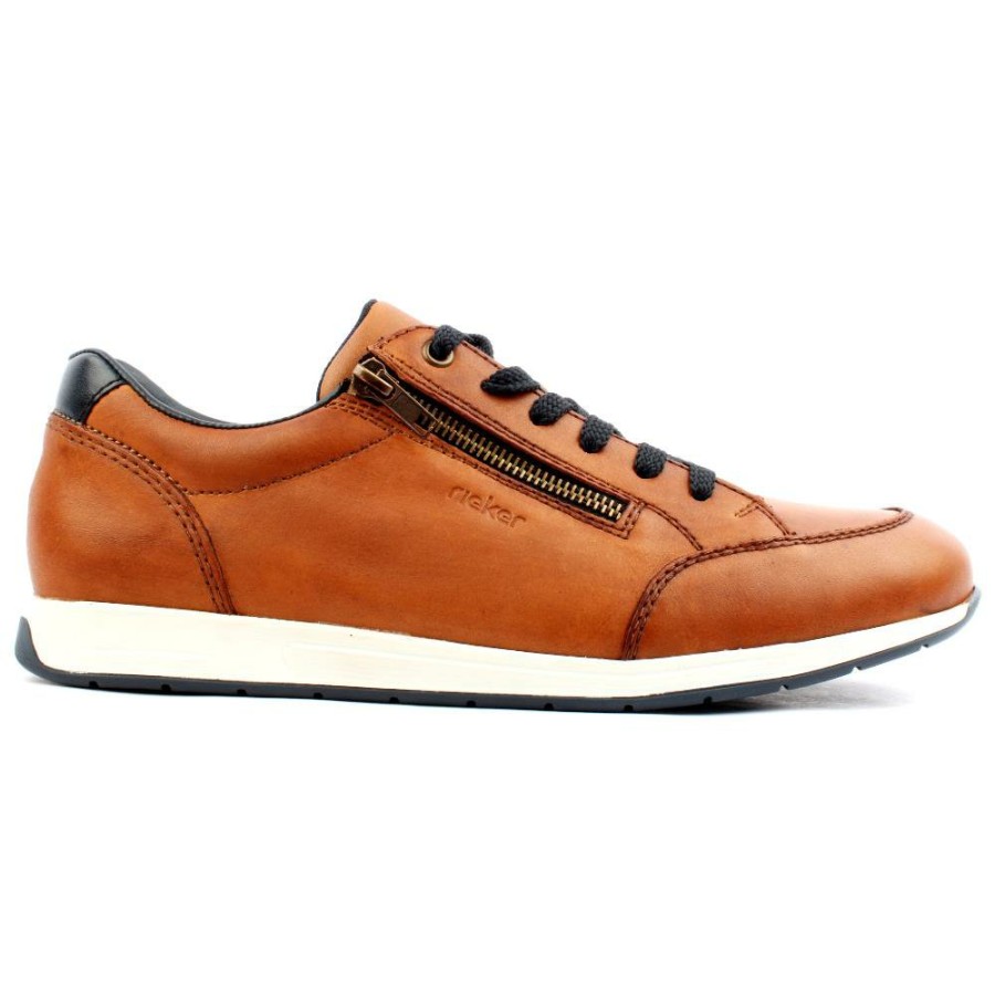 Men Rieker | Mens 11903 Laced Shoe - Tan