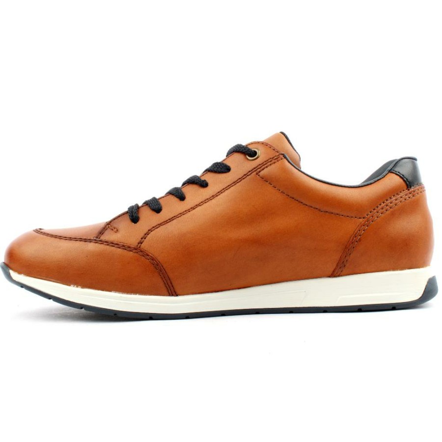 Men Rieker | Mens 11903 Laced Shoe - Tan