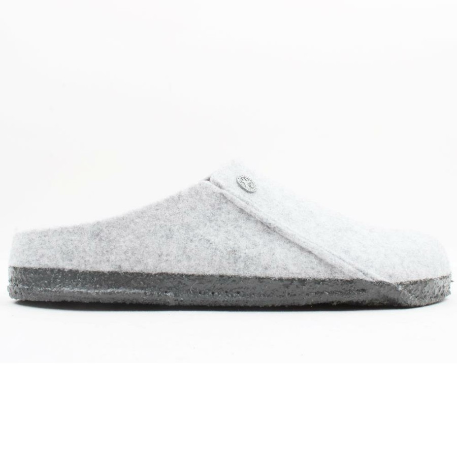 Women Birkenstock | 1014934 Fleece Clog - Light Grey