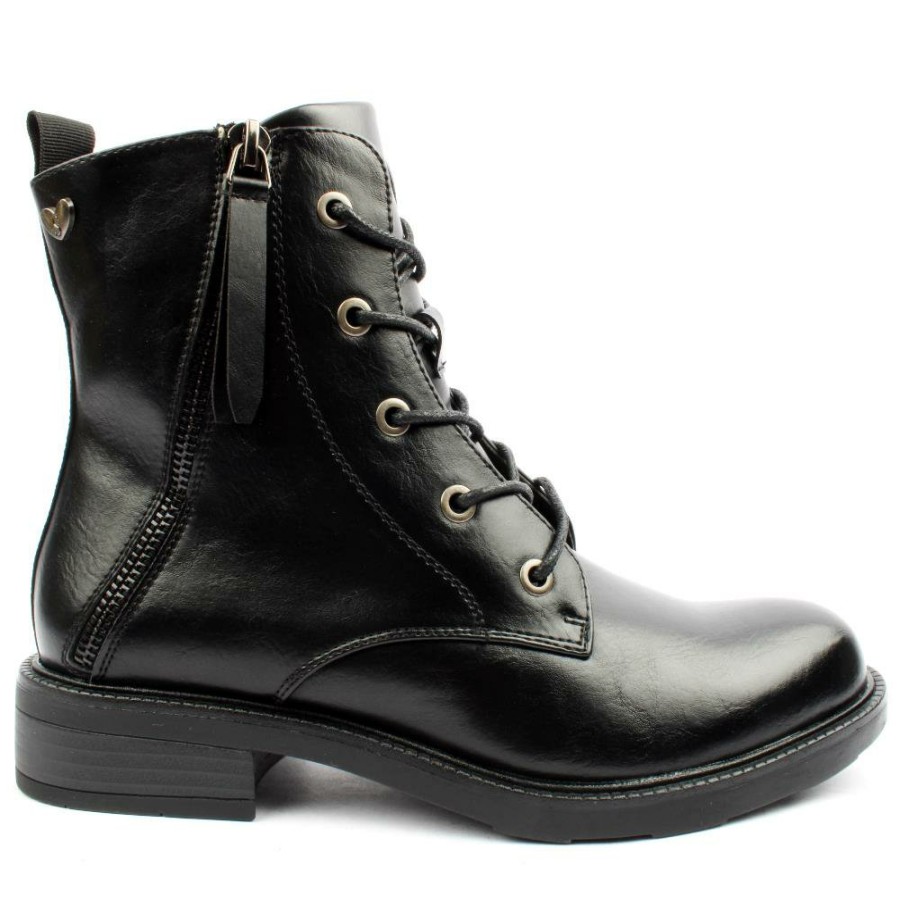 Women Susst | Toby 23 Military Boot - Black