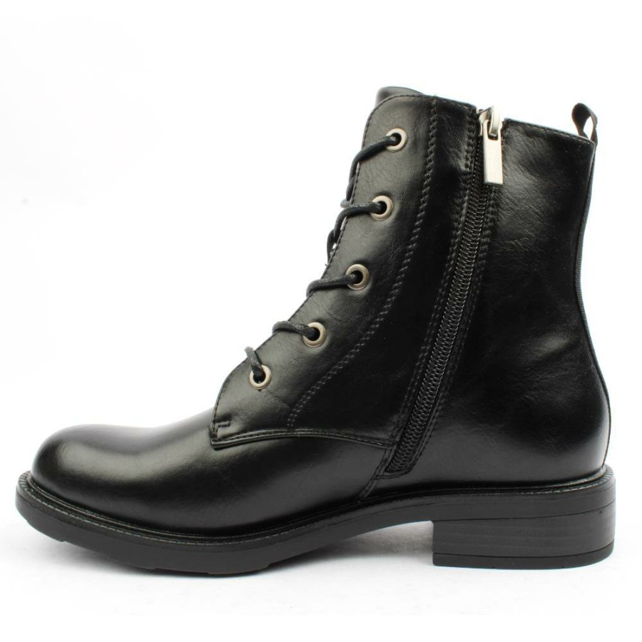 Women Susst | Toby 23 Military Boot - Black