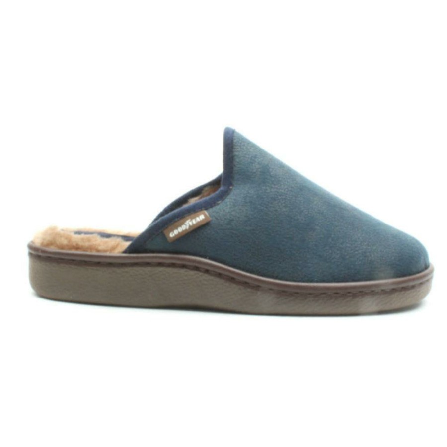 Men Goodyear | Kmg006 Glen Slipper - Navy