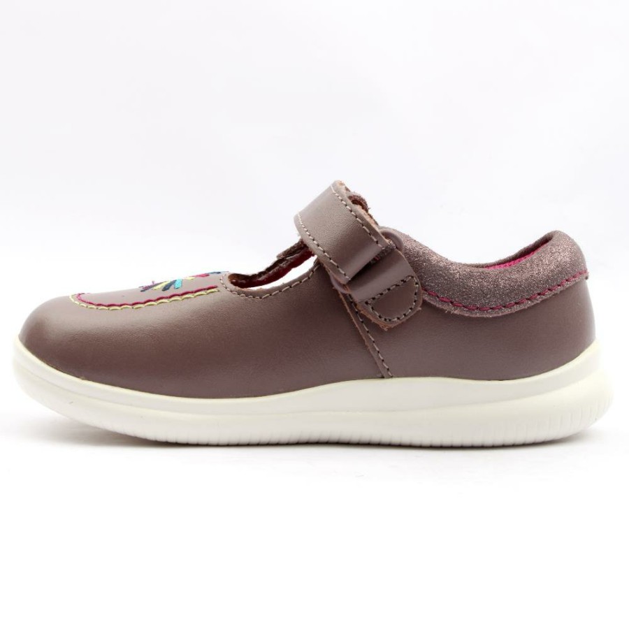 Kids Clarks | Crest Prom T Shoe - Dusky Pink F