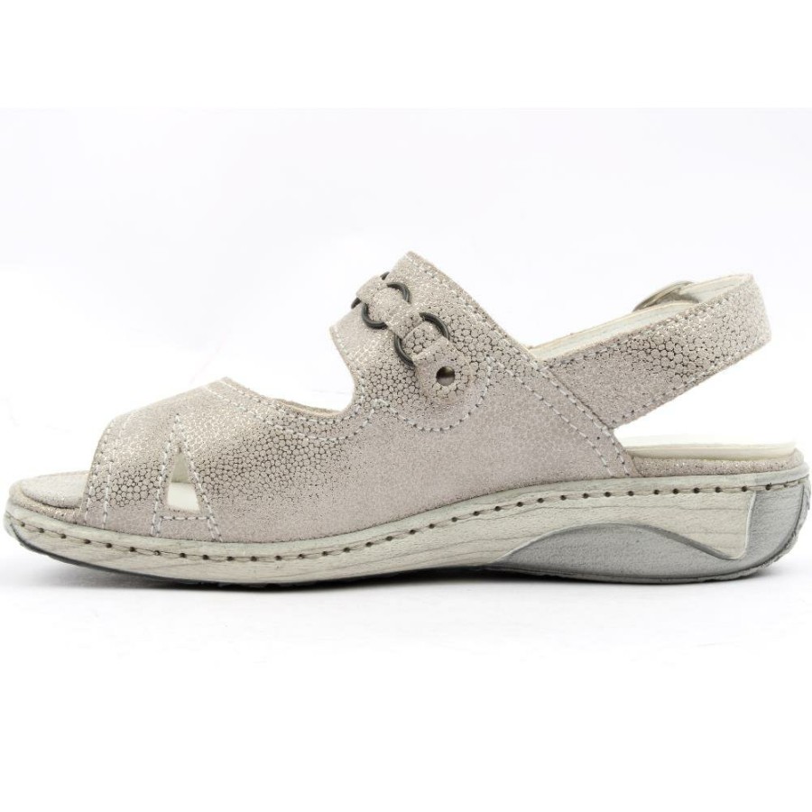 Women Waldlaufer | 210004 Sandal - Silver Multi