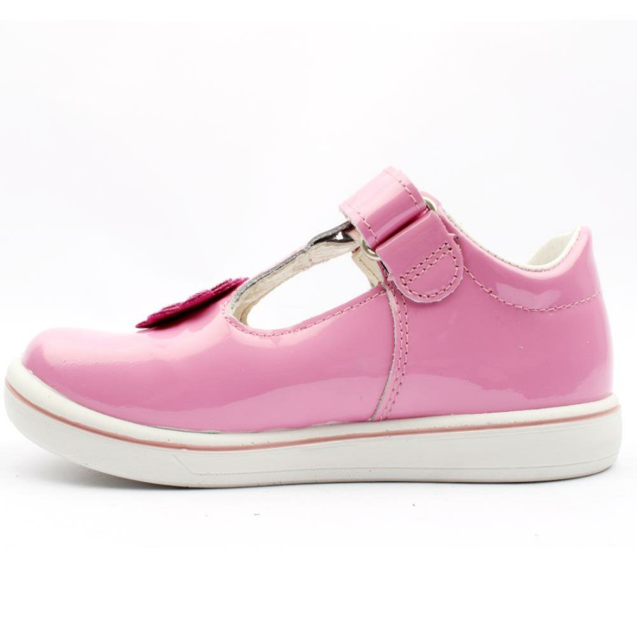 Kids Ricosta | 2601002 T Bar Shoe - Pink Patent