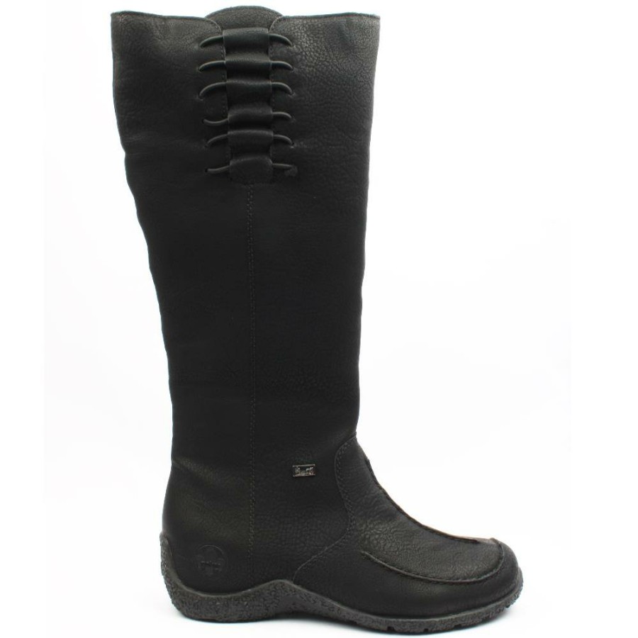 Women Rieker | 79953 Knee High Boot - Black