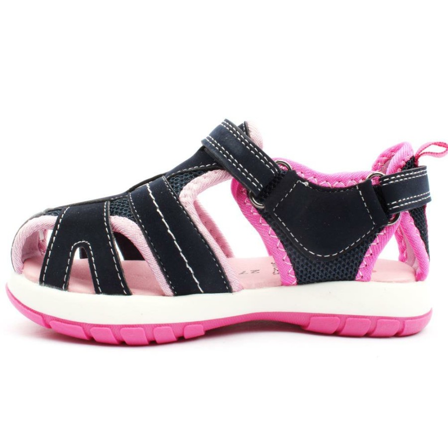 Kids Garvalin | 232805 Sandal Shoe - Navy Pink