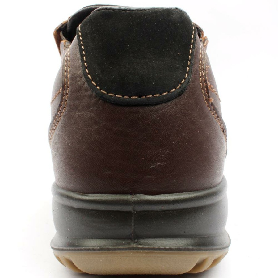 Men Gri Sport | Laced Mens Shoe Ayr - Brown