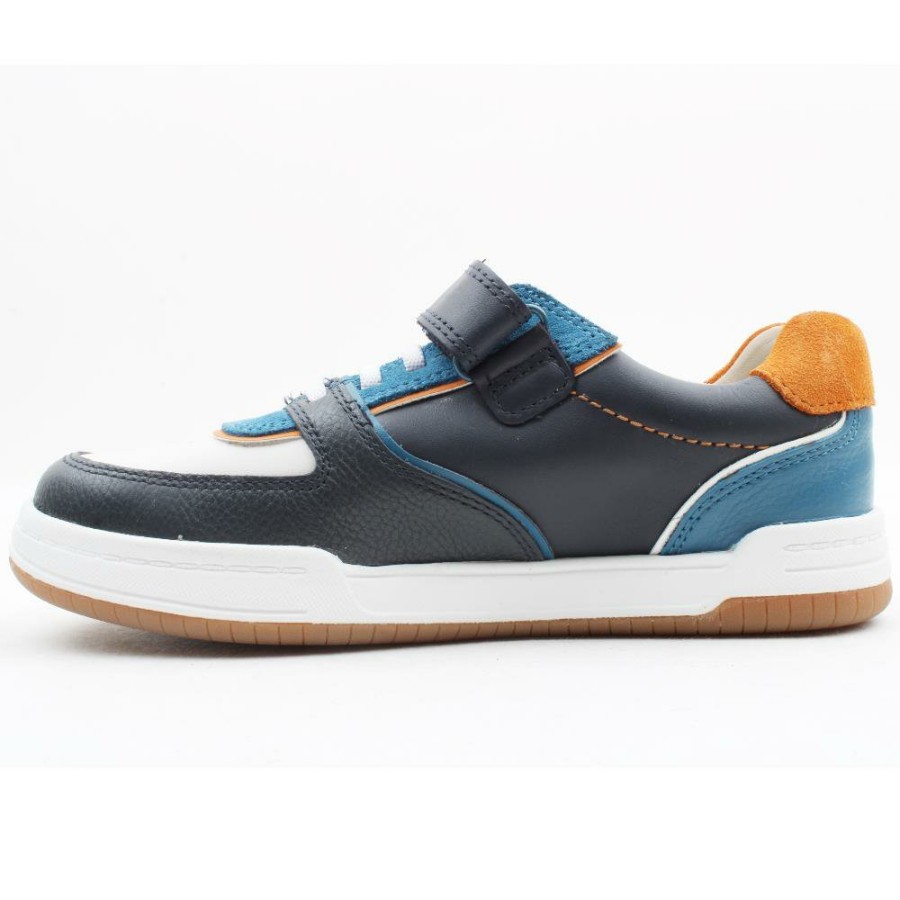 Kids Clarks | Fawn Craft O Shoe - Navy Multi G