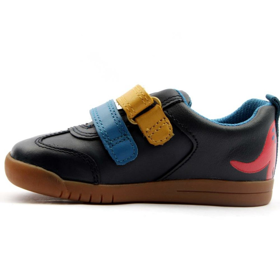 Kids Clarks | Den Play T Shoe - Navy Leather G