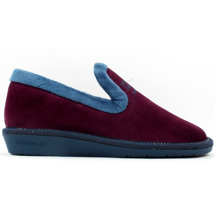 Women Nordika | 305 Suede Slipper - Wine