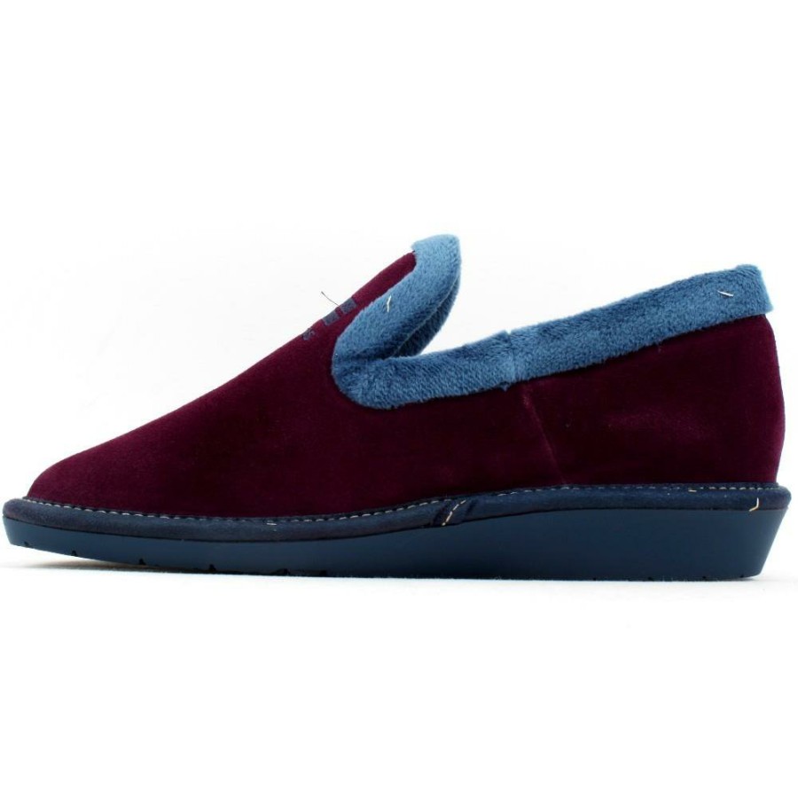 Women Nordika | 305 Suede Slipper - Wine