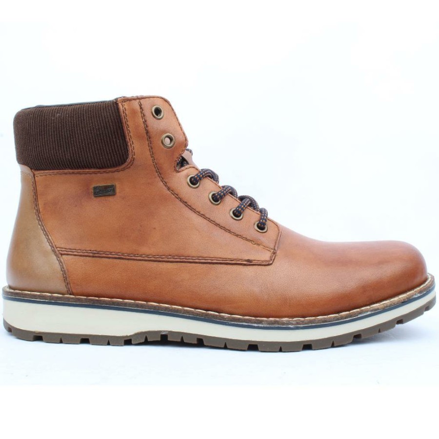 Men Rieker | 38405 Laced Boot - Whiskey