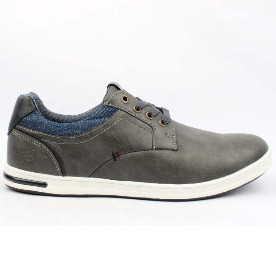 Men Lloyd & Pryce | Lloyd And Pryce Aki Laced Shoe - Grey