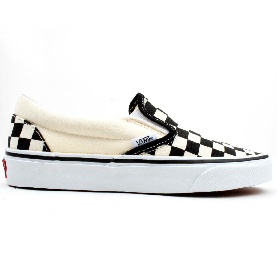 Men|Women Vans | U Classic Slip On Canvas Shoe - Black White Check