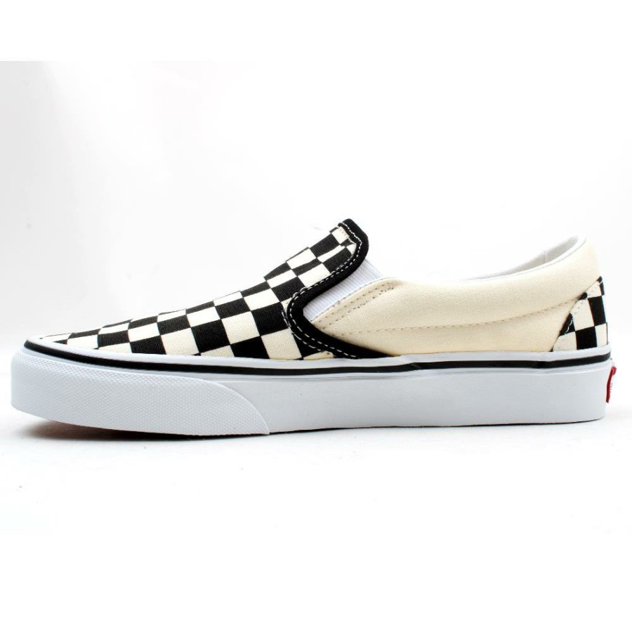 Men|Women Vans | U Classic Slip On Canvas Shoe - Black White Check