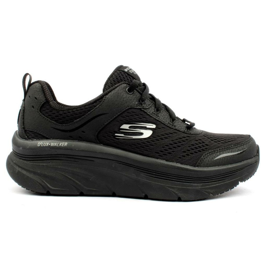 Women Skechers | 149023 Dlux Walker - Black Black