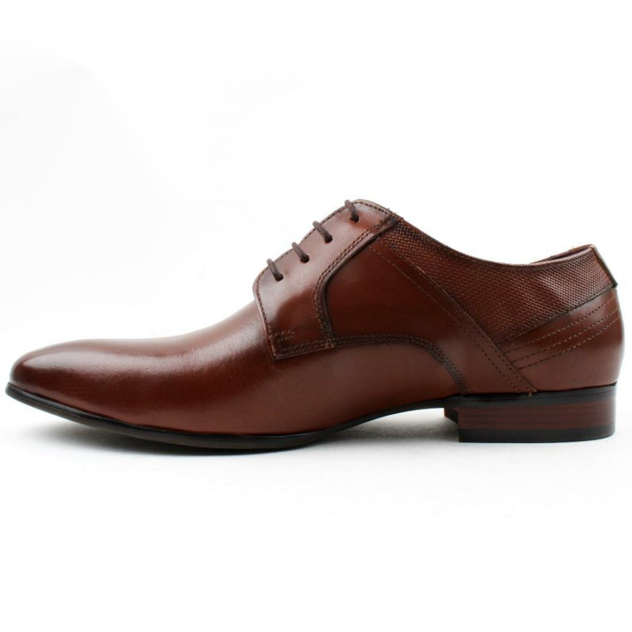 Men Morgan & Co | Morgan Mgn1100 Laced Shoe - Tan