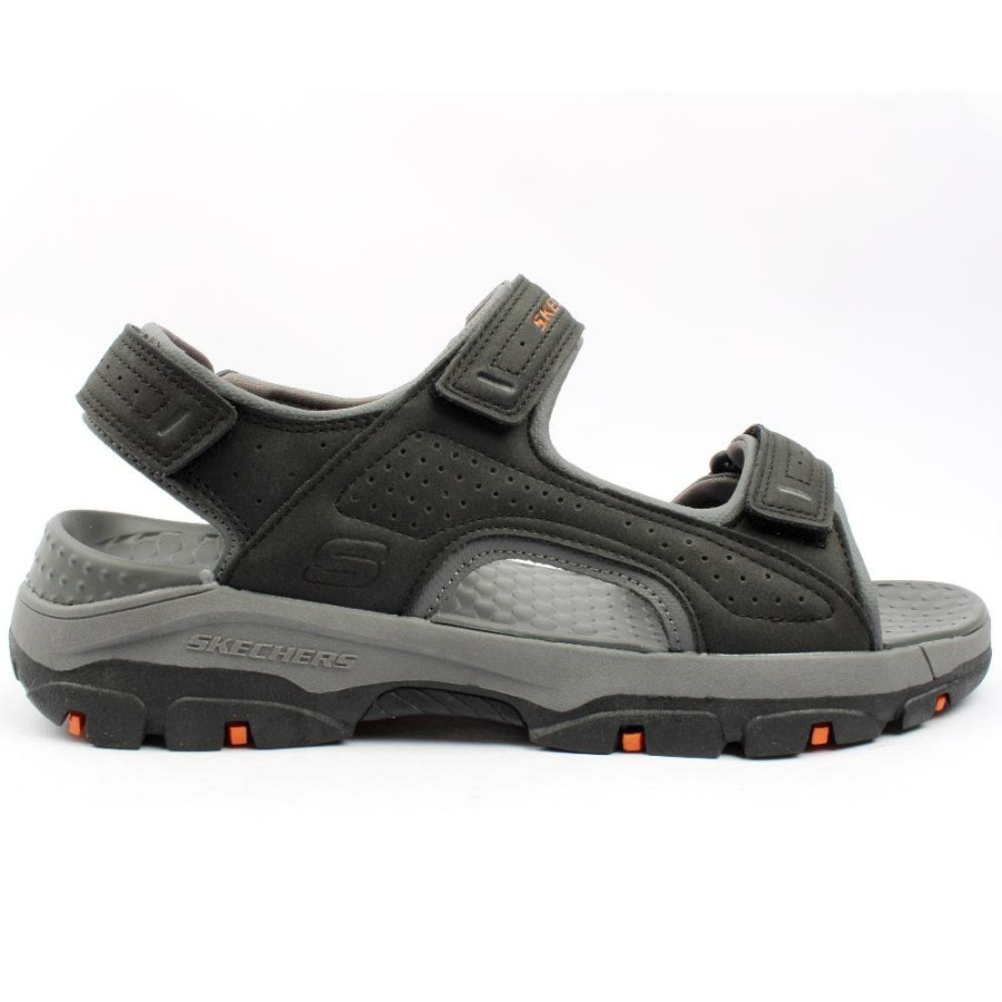 Men Skechers | 204105 Tresmen Sandal - Black